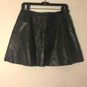 BCBGMAXAZRIA leather skirt